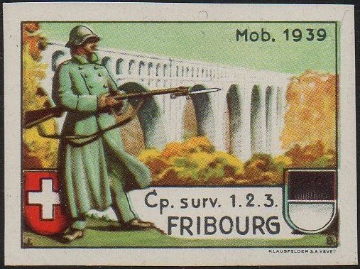 Switzerland Soldier Stamps Soldatenmarken Schweiz